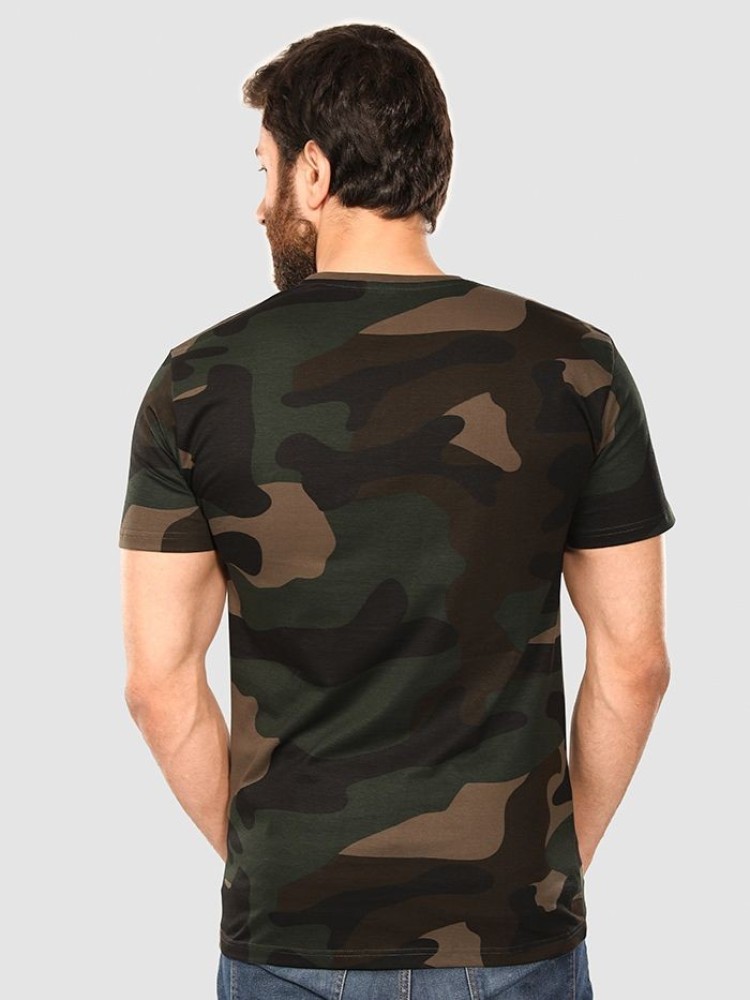 Camo Balidaan Badge Half Sleeve T-shirt for Men